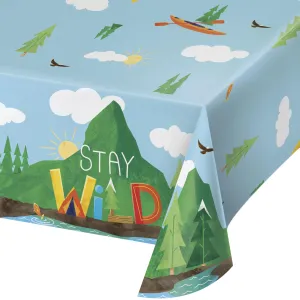 Bulk Outdoor Adventure Tablecover, Paper 54"x102" (6 per Case)