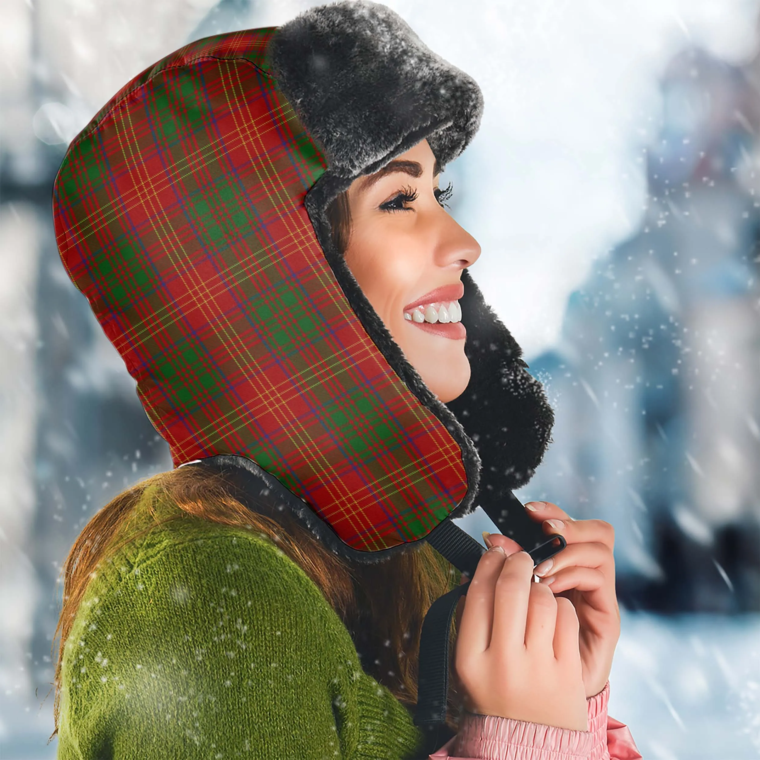 Burns Tartan Winter Trapper Hat