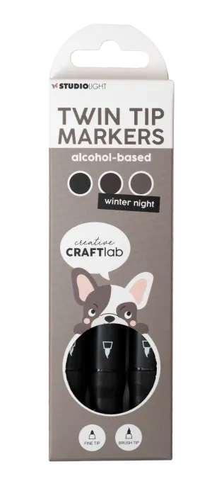 CCL Alcohol Marker Winter Nght Essentials 48x152x13mm 3 PC nr.08