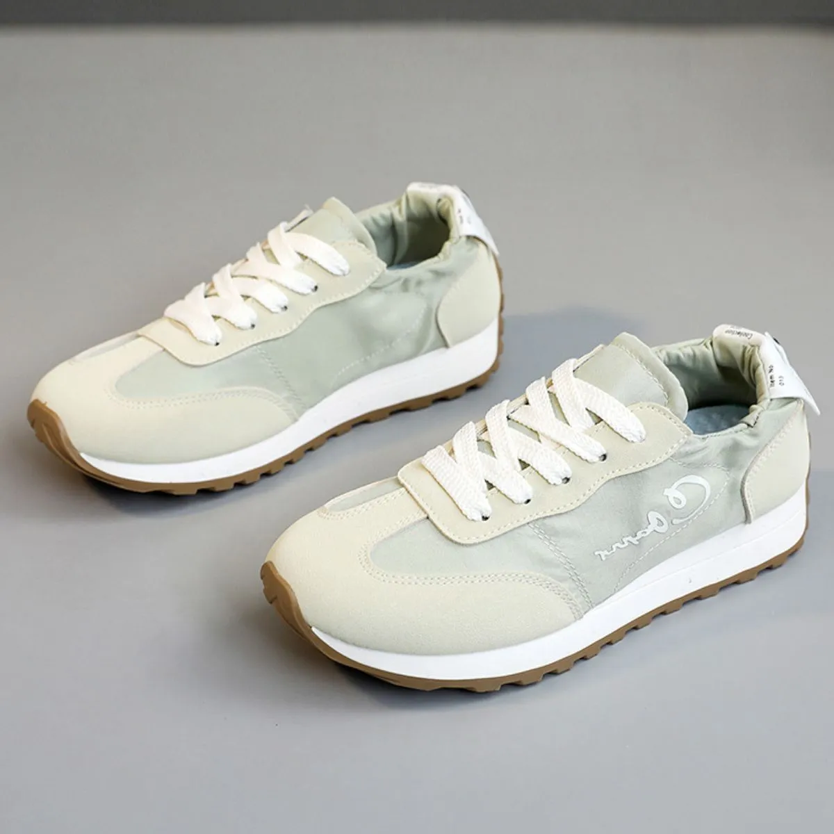 Contrast Round Toe Athletic