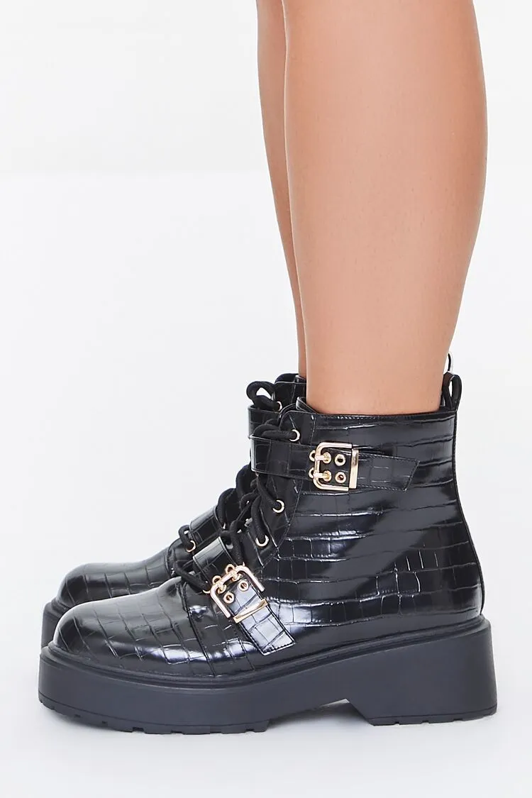Croc Combat Boots