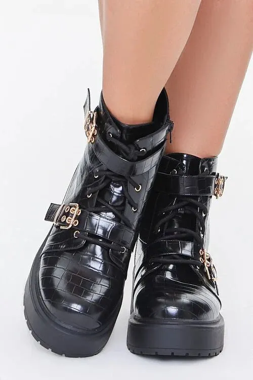 Croc Combat Boots