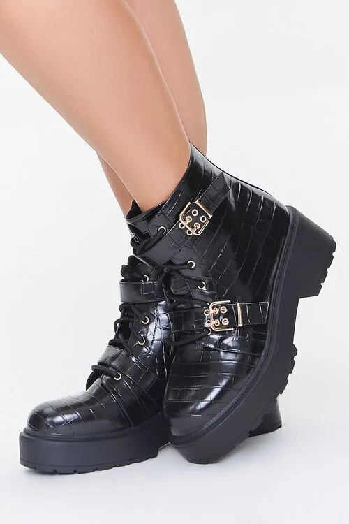 Croc Combat Boots