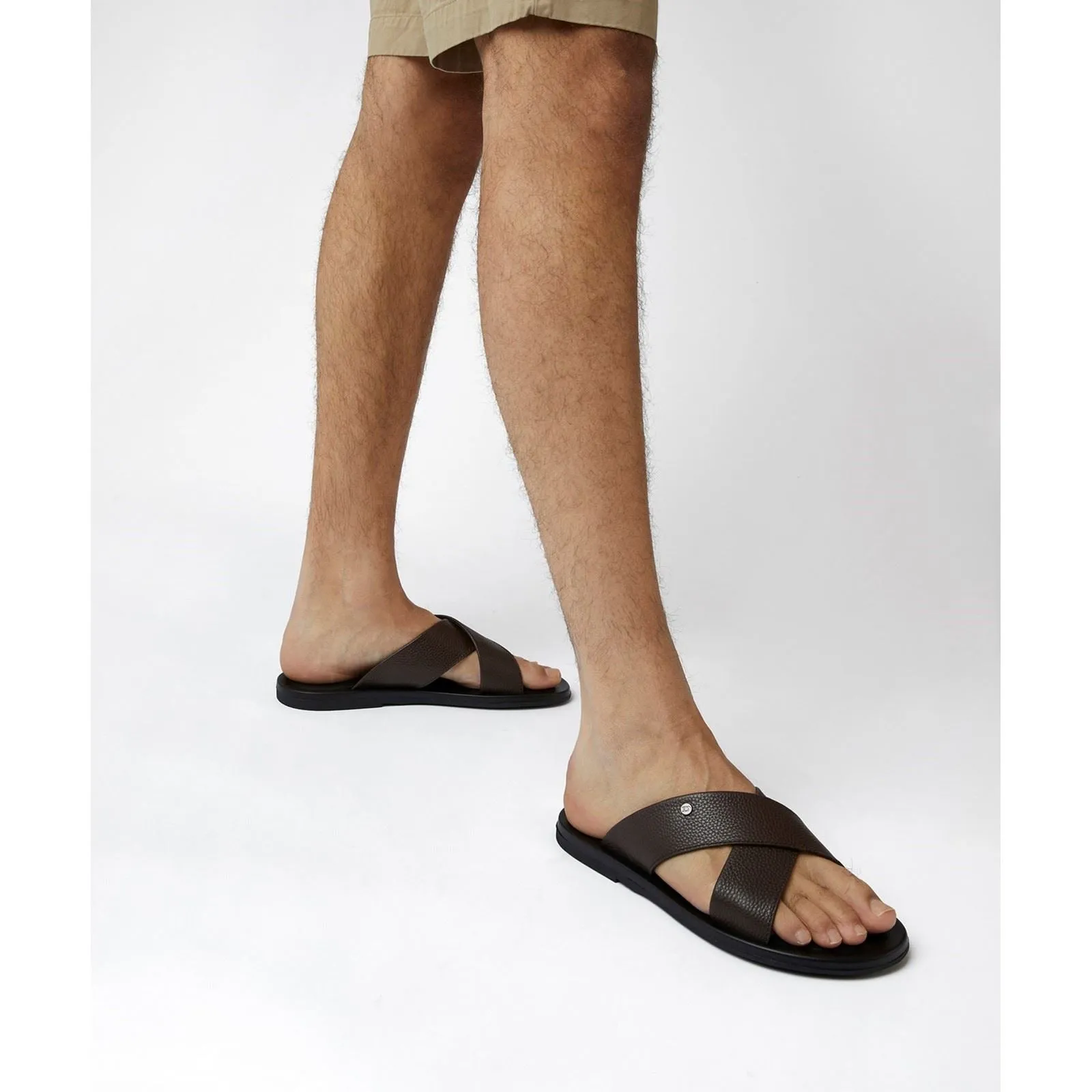 Dune Frankss Leather Women's Brown Wedges