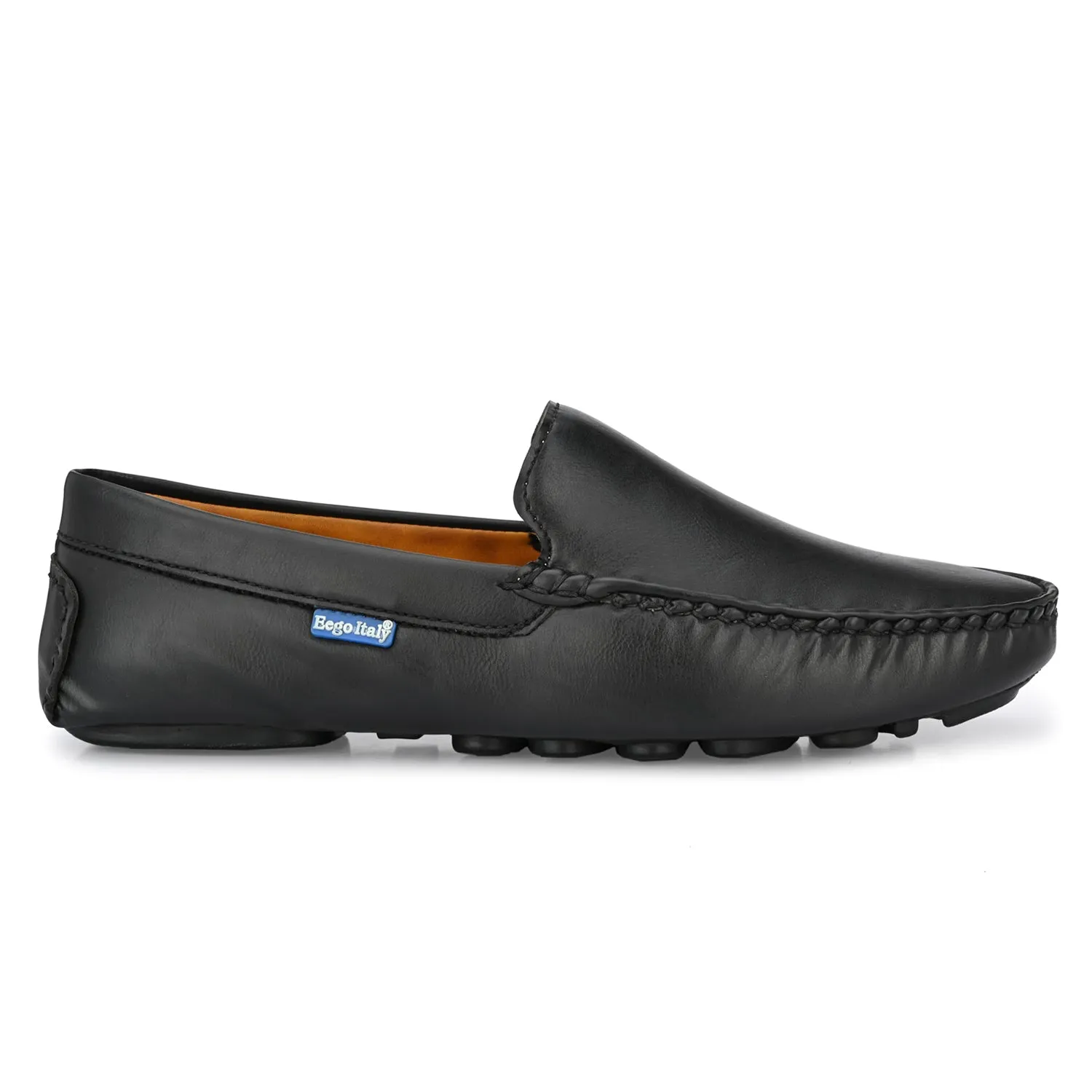 Eego Italy Plus Size Loafers GT-11-BLACK
