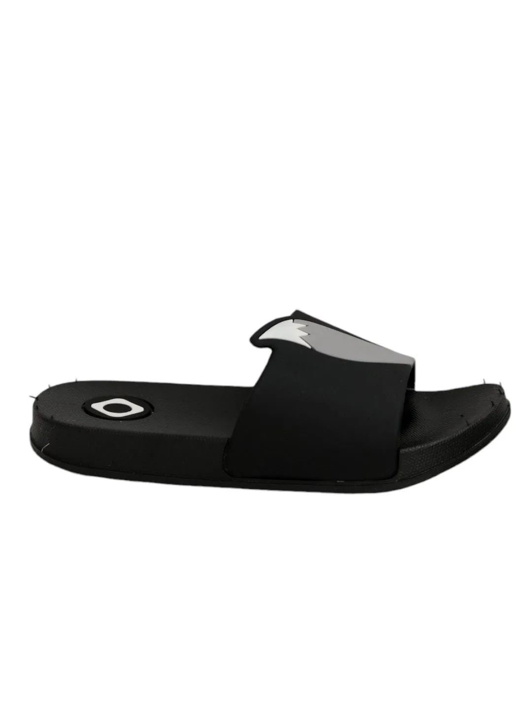 Girls' Whimsical Squirrel-Accent Black Sliders