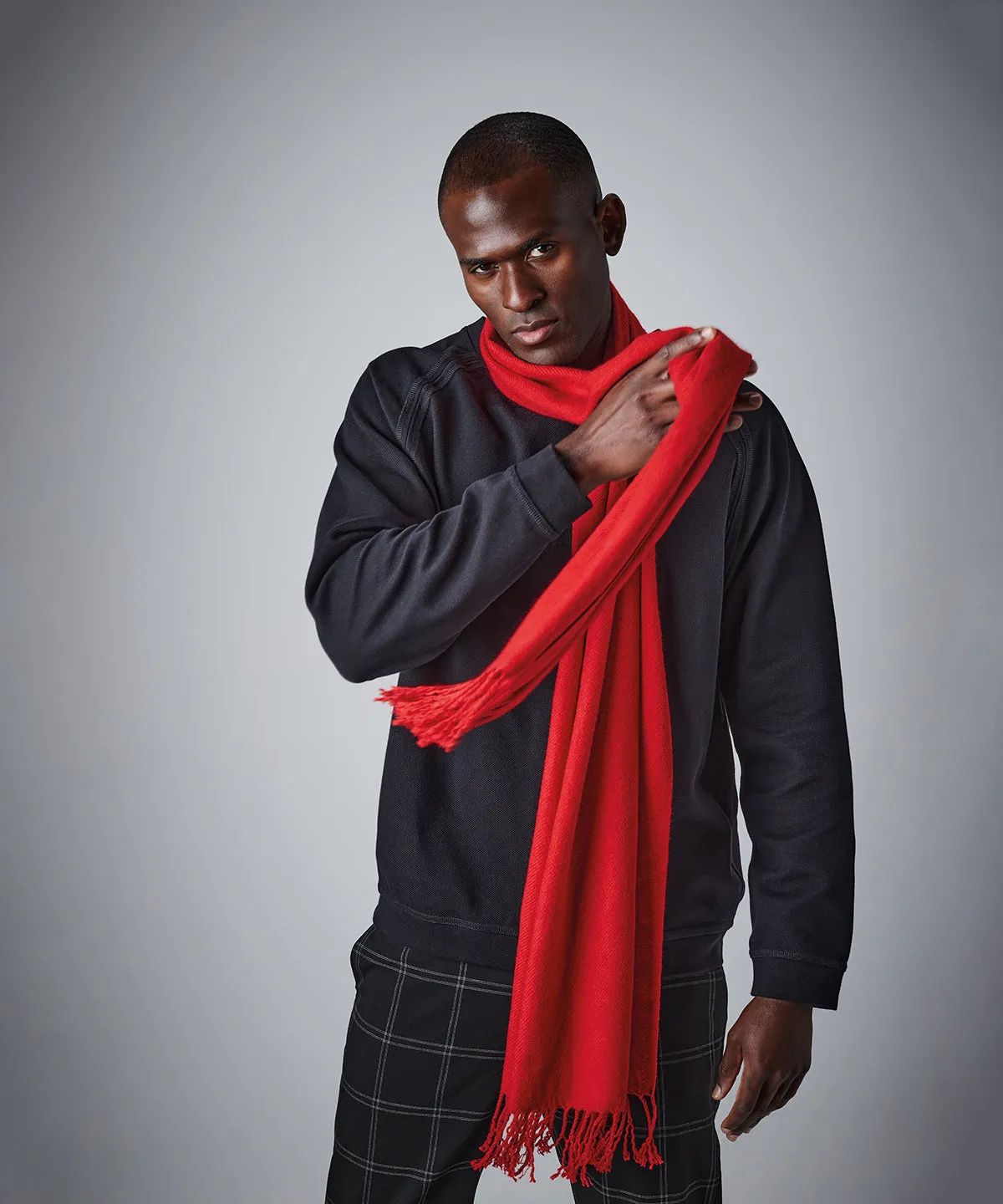 Heather Grey - Classic woven scarf