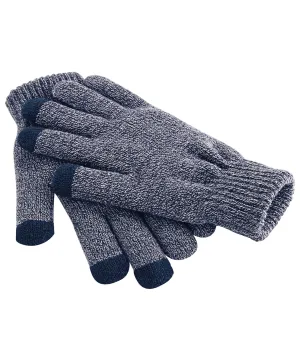 Heather Navy - Touchscreen smart gloves