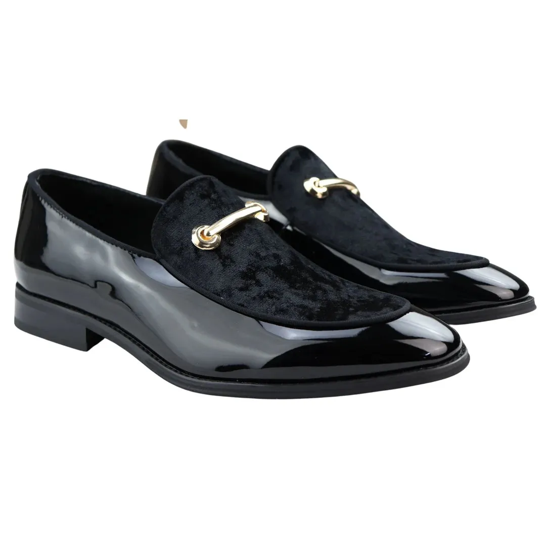 Men's Moccasin Loafers Shoes Leather Lined Slip On Velvet Smart Formal Shoe