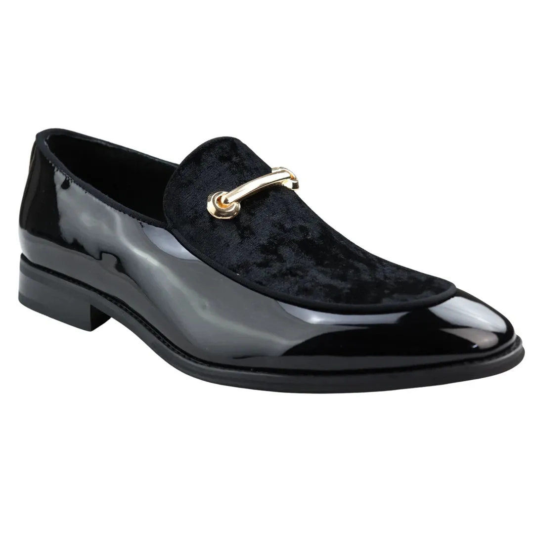 Men's Moccasin Loafers Shoes Leather Lined Slip On Velvet Smart Formal Shoe