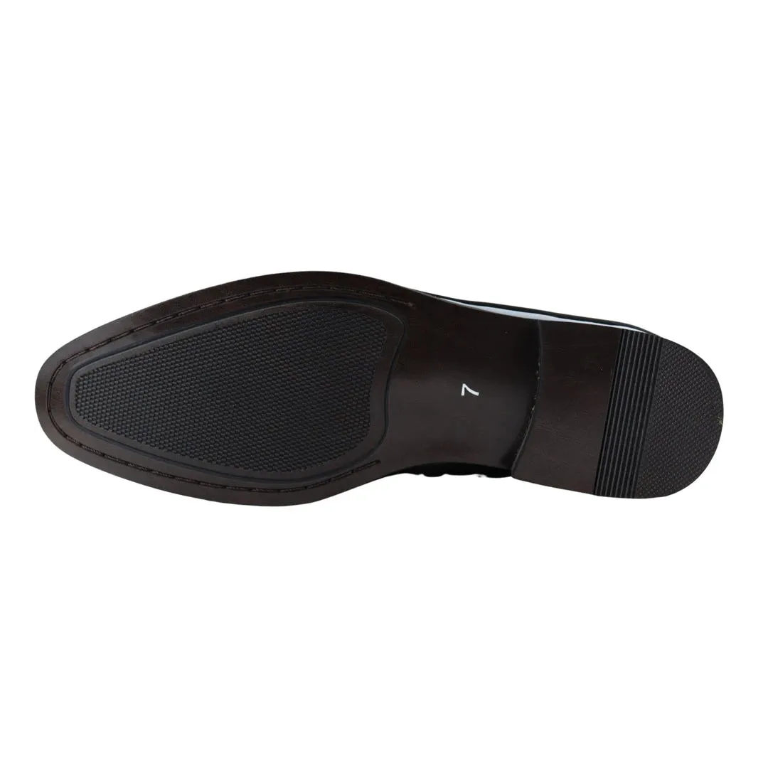 Men's Moccasin Loafers Shoes Leather Lined Slip On Velvet Smart Formal Shoe
