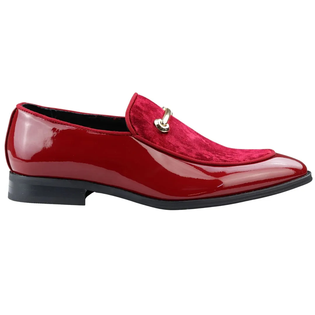 Men's Moccasin Loafers Shoes Leather Lined Slip On Velvet Smart Formal Shoe