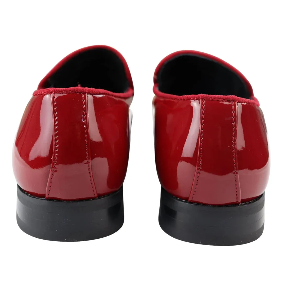 Men's Moccasin Loafers Shoes Leather Lined Slip On Velvet Smart Formal Shoe