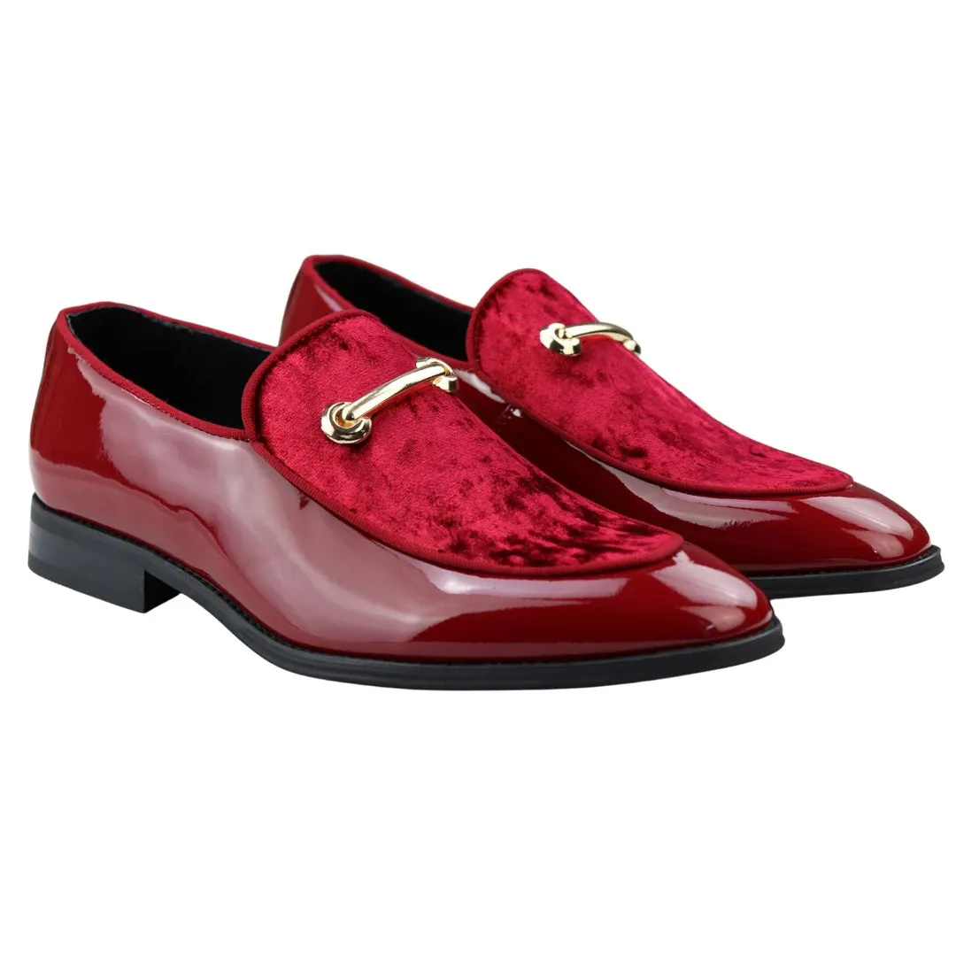 Men's Moccasin Loafers Shoes Leather Lined Slip On Velvet Smart Formal Shoe