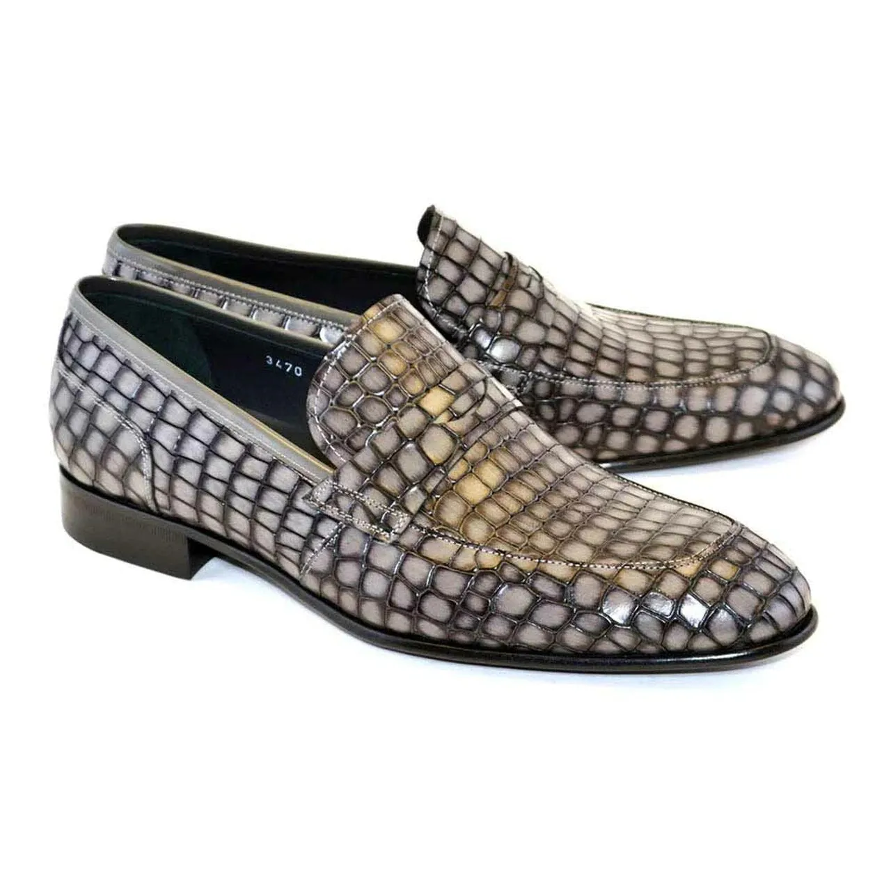 Men's penny loafers Retro slip on casual workwear dress shoes