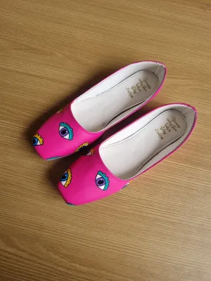 Pink evil eye bellies