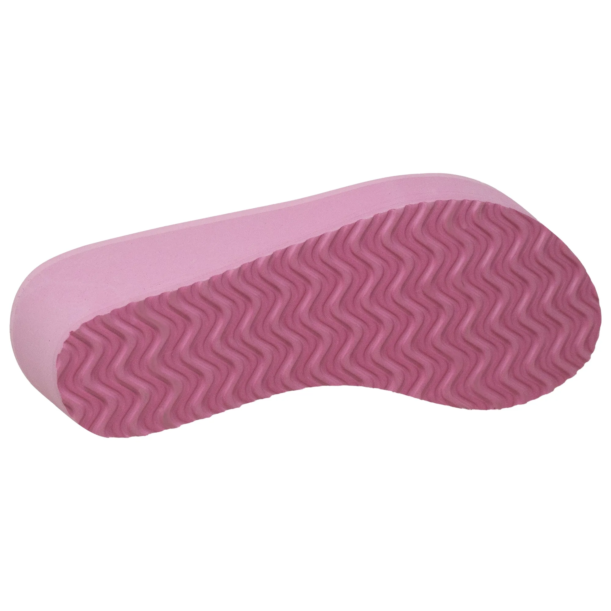 SOBEYO Thong Platform Sandals Soft Light-Weight Sole Flip Flop Wedges Pink