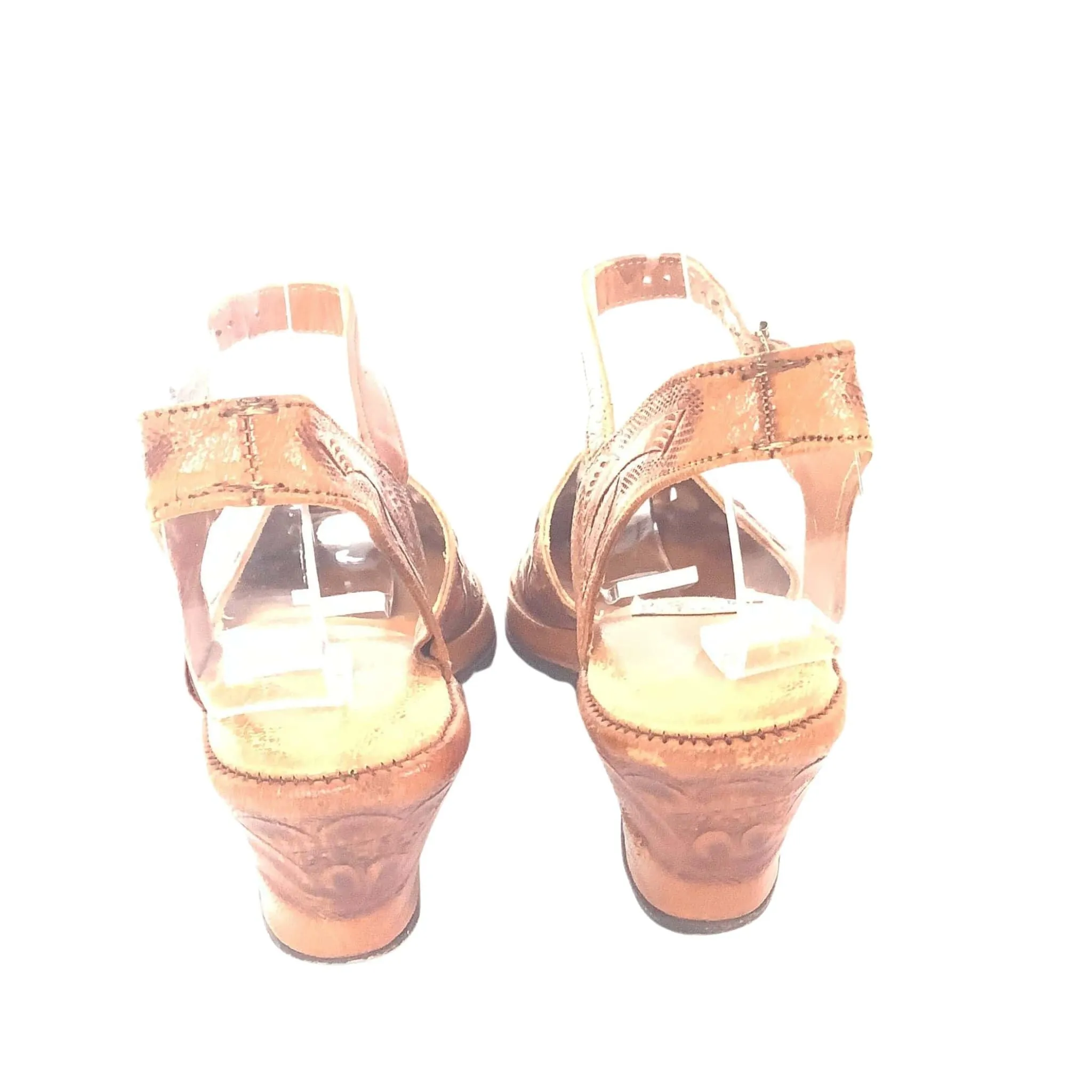 Tooled Leather Sandals