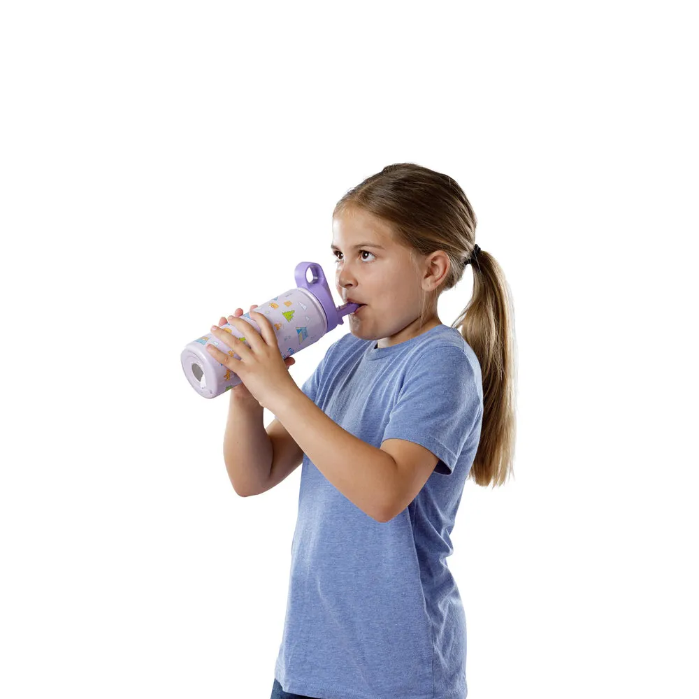 Youth Insulated Kids' Water Bottle - Purple